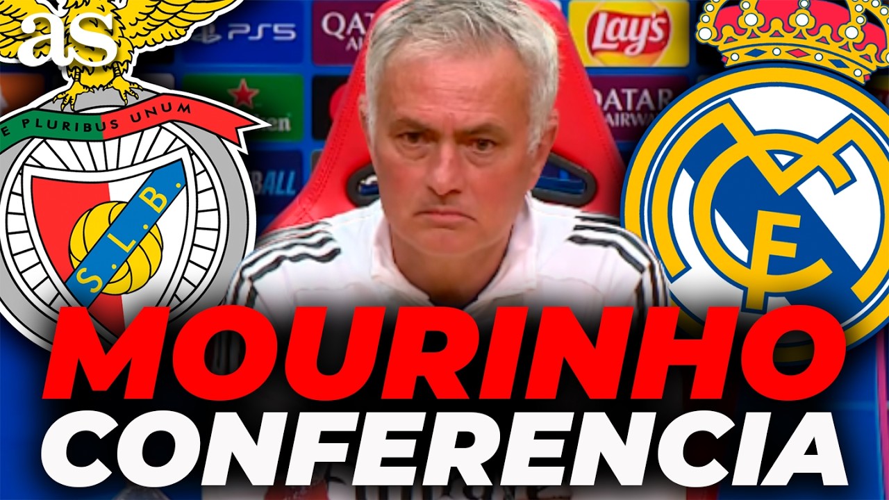 CONFER&Ecirc;NCIA DE IMPRENSA DE JOS&Eacute; MOURINHO: BENFICA vs REAL MADRID hoje
