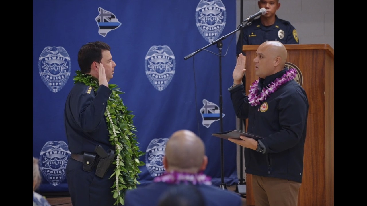 Police Chief Mahuna Swearing-In Ceremony March 3, 2026