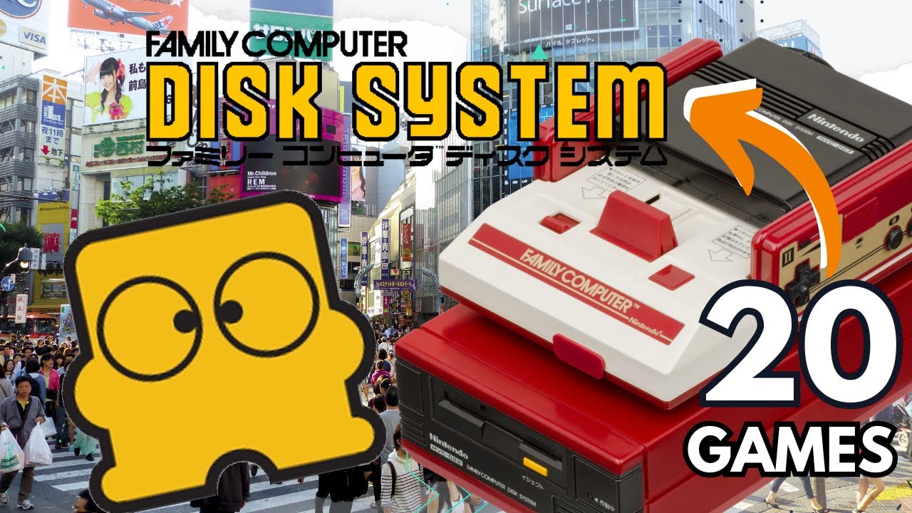 20 💾 FAMICOM DISK system games | ⛩️ The FUTURE storage device before CDs