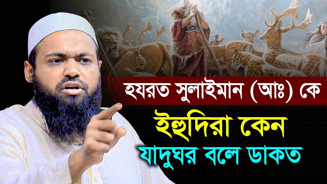 হযরত সুলাইমান (আঃ) কে ইহুদিরা কেন যাদুঘর বলে ডাকত। মুফতি আরিফ বিন হাবিব। Arif Bin Habib New Waz 2023