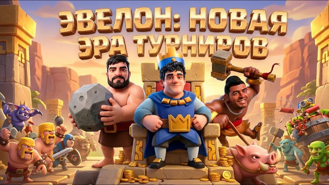 ТУРНИР СТРИМЕРОВ ПО КЛЕШ РОЯЛЬ  НАЧАЛО НАРЕК ЭВЕЛОН ДАНЖЕРЛЁХА РАВШАН СТРОГО ХЕЛИН НАРЕЗКИ NarekCr