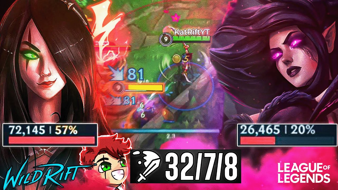 32 KILLS KATARINA VS MORGANA! - GAMEPLAY | WILD RIFT