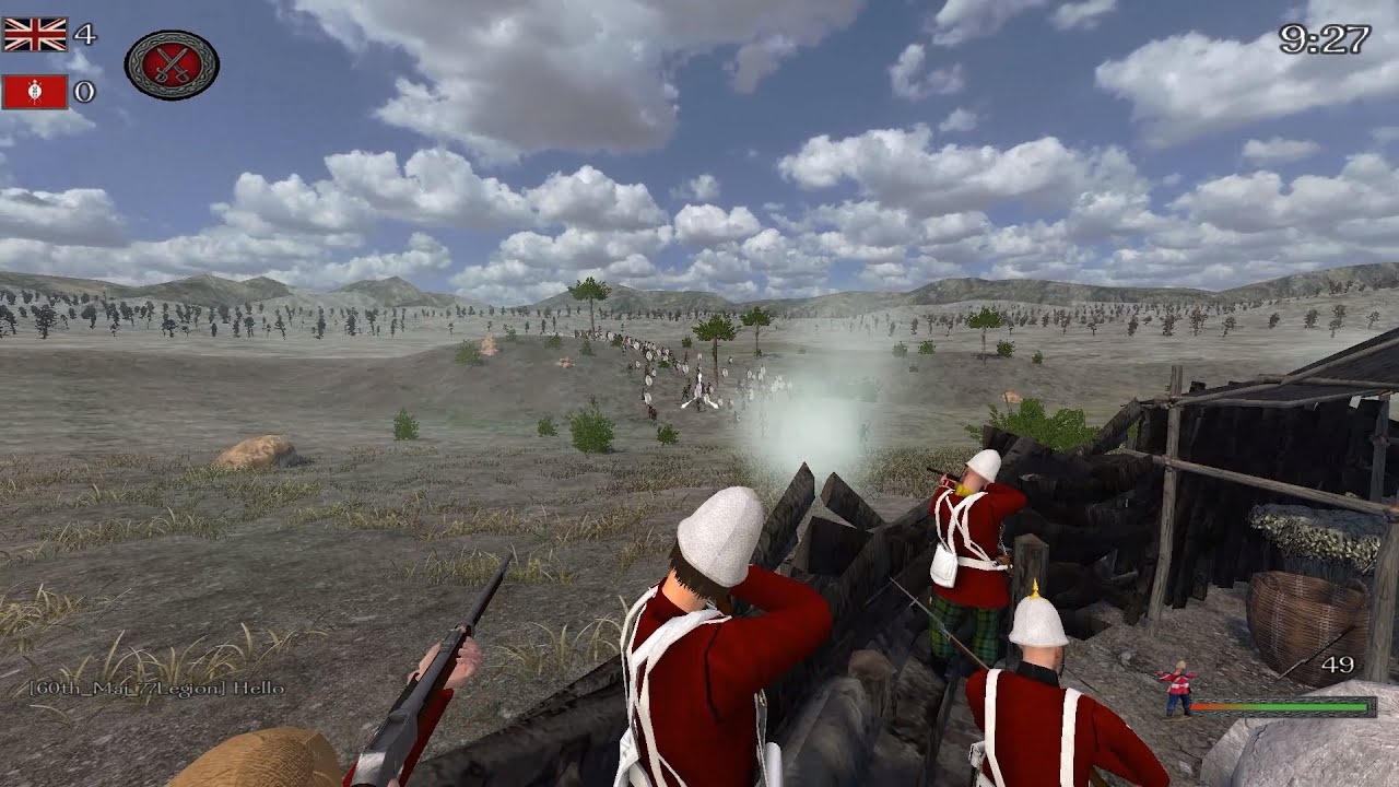 Zulu Kraal map (AZW mod) in Mount & Blade Warband: Napoleonic Wars