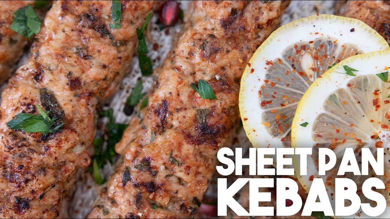 Sheet Pan Kebabs - Keftas | Easy Bake recipe | Kravings