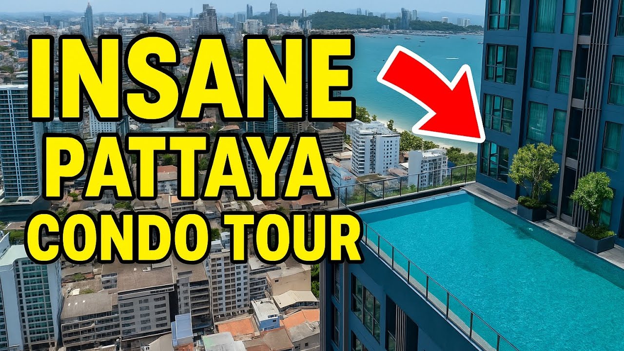 Экскурсия по кондоминиумам в Паттайе 🇹🇭 | Потрясающая квартира с 1 спальней в центре Паттайи (The...
