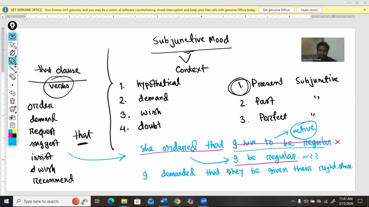 Subjunctive Mood for SSC, HSC, BCS, Academic Writing 