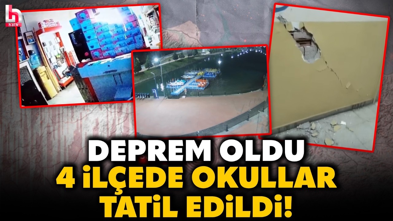 Deprem bu kez Tokat'ta kendisini hatırlattı: Okul duvarları çatladı 4 ilçede eğitime ara verildi!