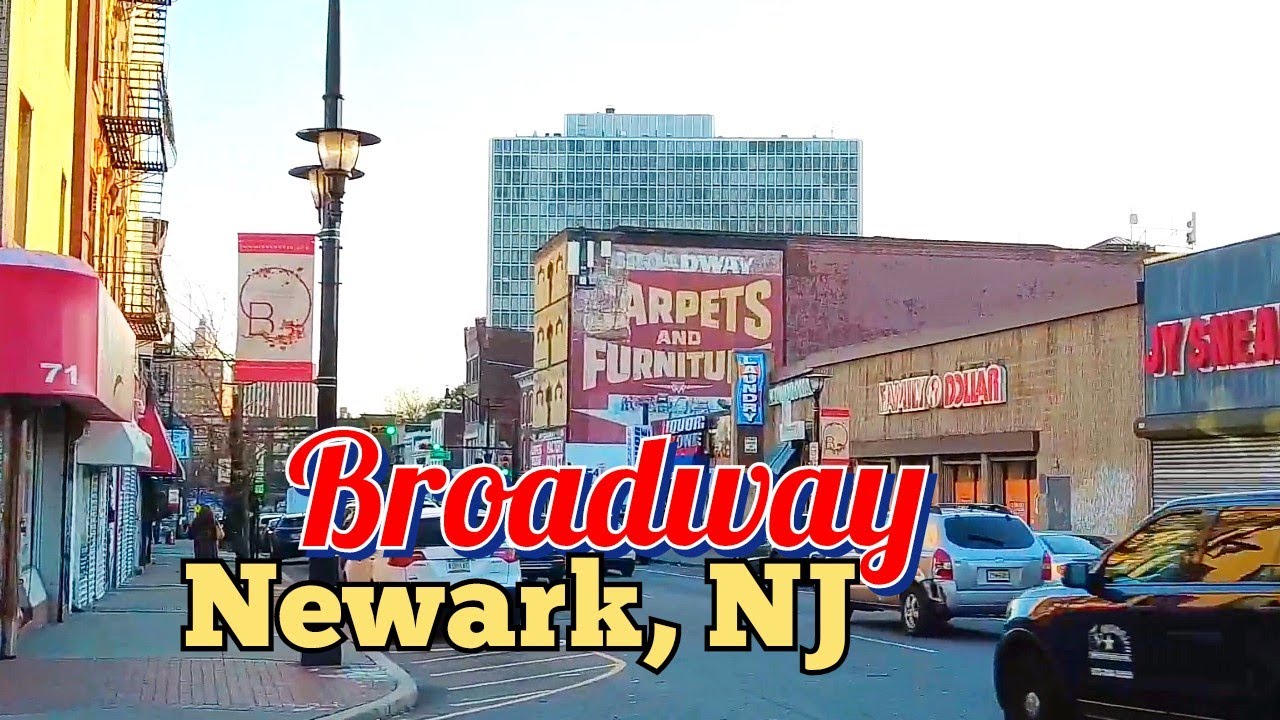 Walking on Broadway in Newark, New Jersey, USA | Clay St to 2nd Ave