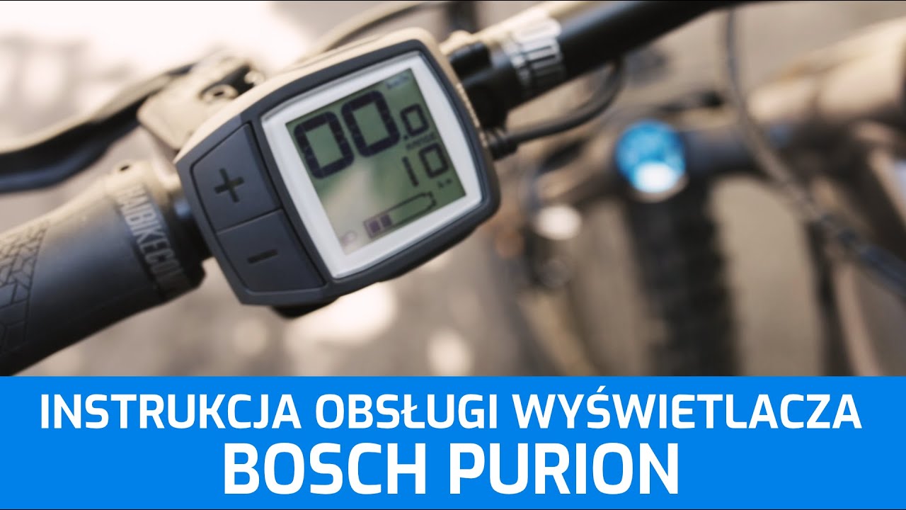 Bosch Purion - obsługa wyświetlacza LCD [instrukcja]