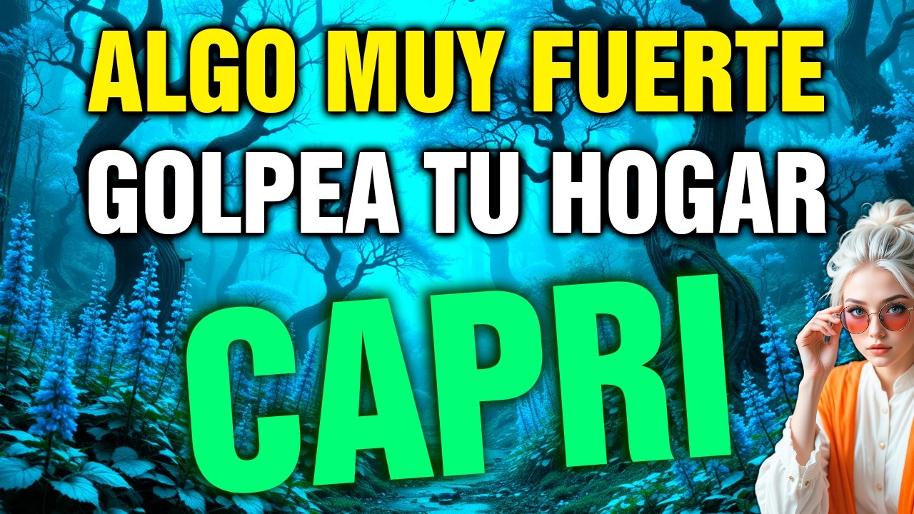 capricornio 😱 lo que PASA en tu CASA en 3 DÍAS te HARÁ HUIR… y REGRESAR MILLONARIO 💰💰💰