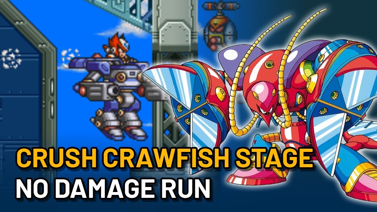 [9] Mega Man X3 - Zero Project: Crush Crawfish Stage (No Damage)
