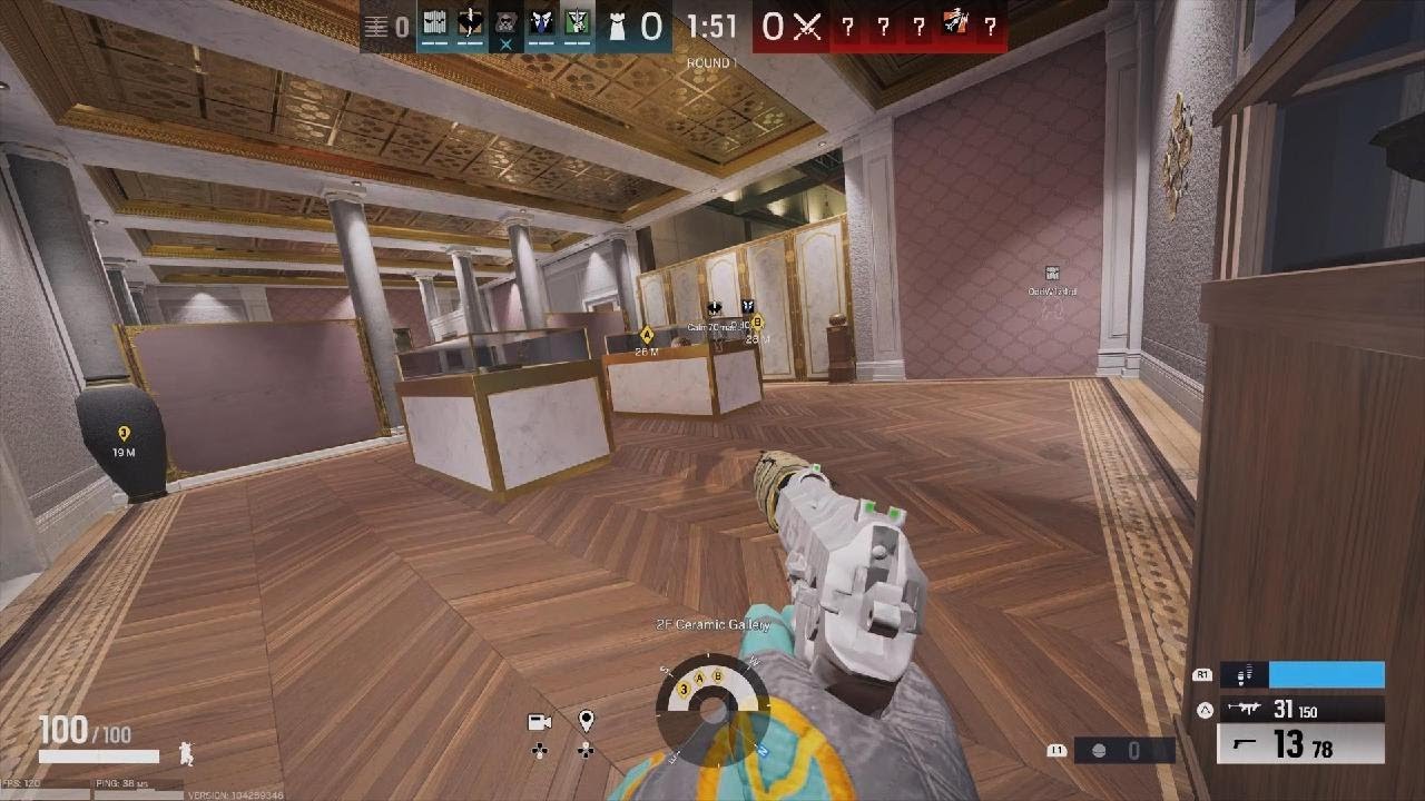 Tom Clancy's Rainbow Six Siege glitches and gets me killed in a ranked game.