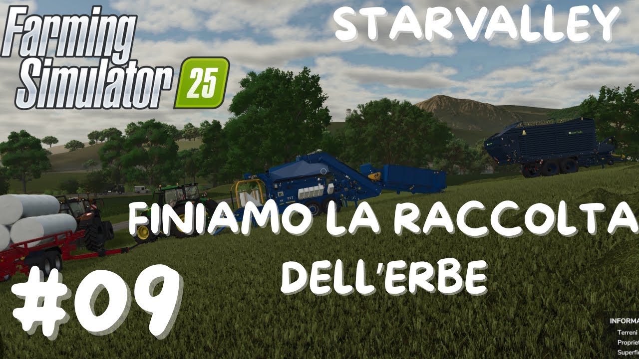 FINIAMO LA RACCOLTA DELL'ERBA-FS25-STARVALLEY-#09-GINOGAMERINO