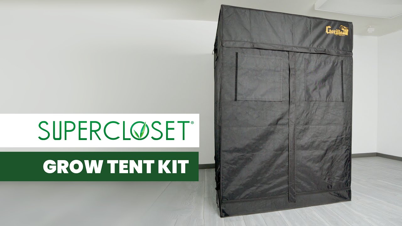 SuperCloset 5x5 Grow Tent Kit is the Best All In One Indoor Grow System