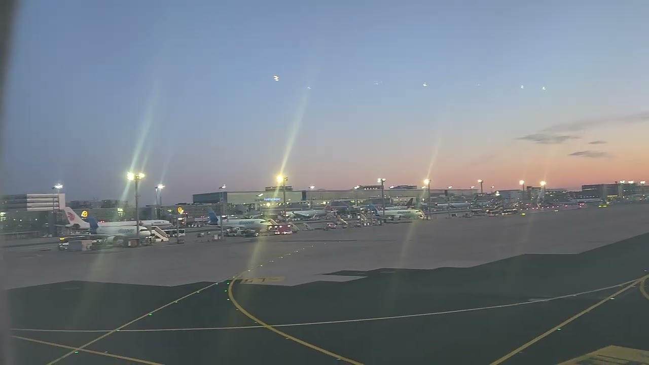 Landing in Frankfurt - Germany in November 2025 via Lufthansa A380
