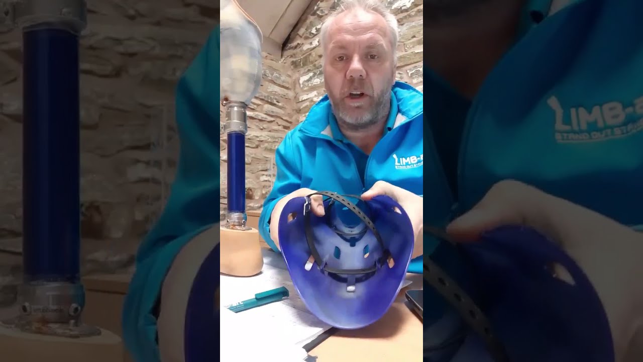 Attaching a limb-art prosthetic leg cover