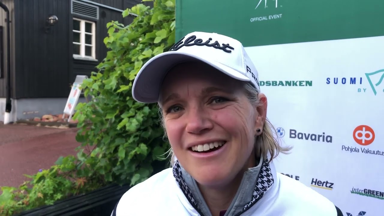 Ursula Wikström (-4) haastattelu Aland 100 Ladies Open By Ålandsbanken 1.9.2022