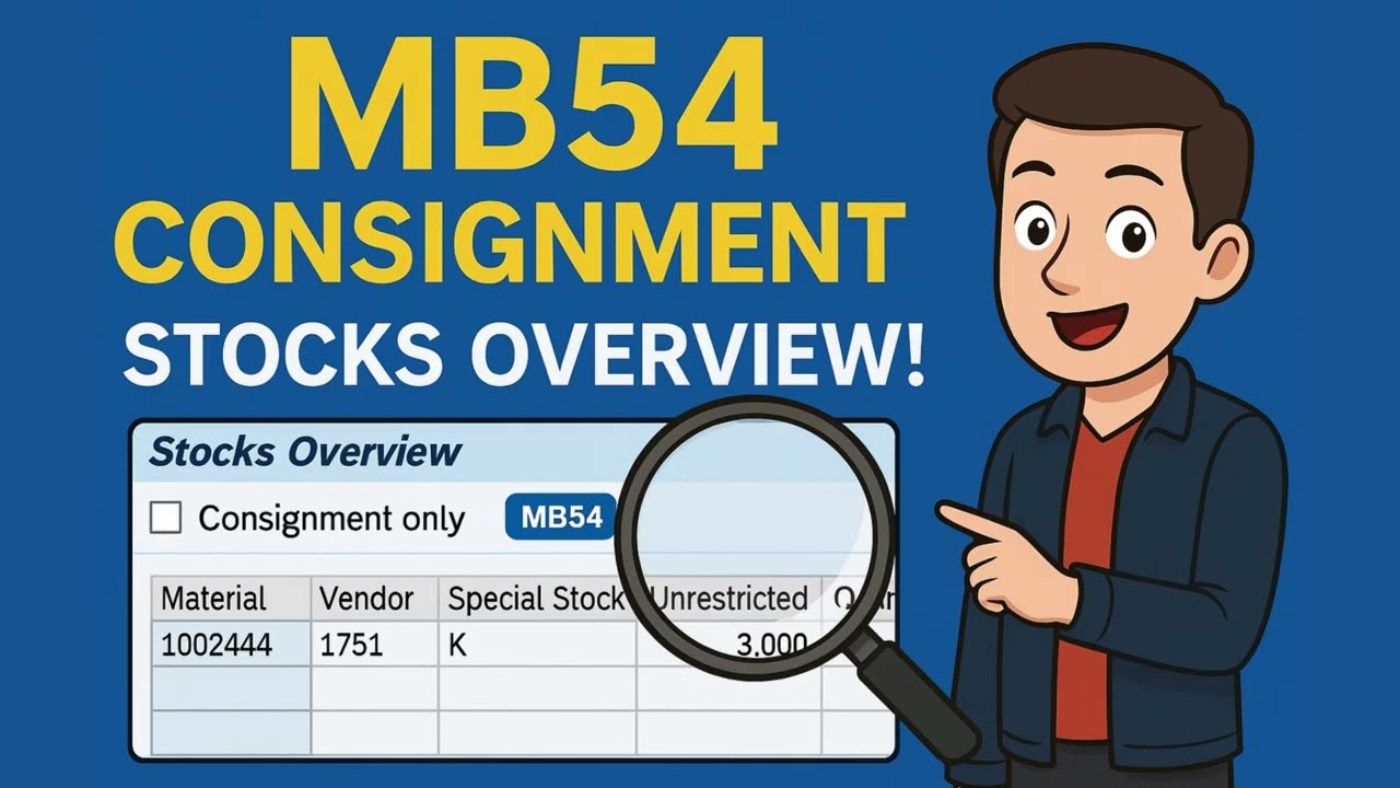 MB54 Consignment Stock Overview in SAP MM &ndash; It&rsquo;s Fully Explained!