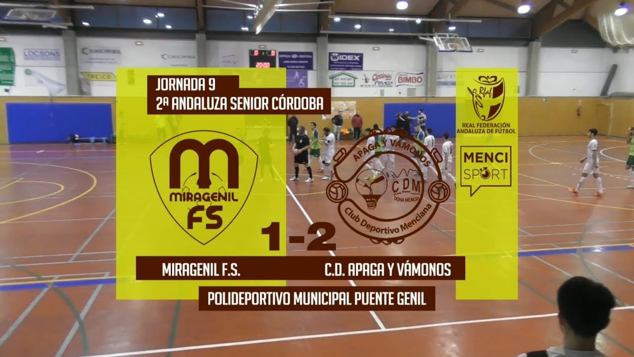 Resumen || CD Miragenil  1-2 CD Apaga y Vámonos FS (2ª Andaluza Sénior FS)