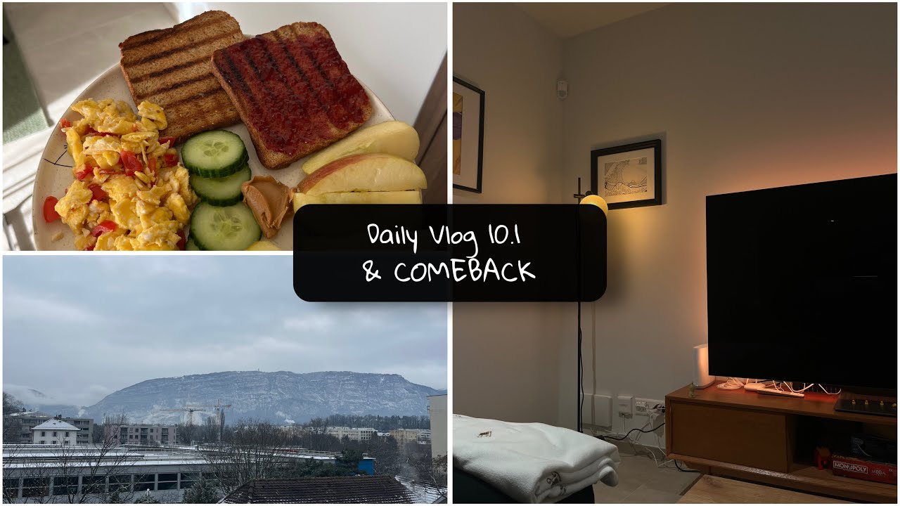 Daily vlog 10.1 & COMEBACK po 3 letech ! 