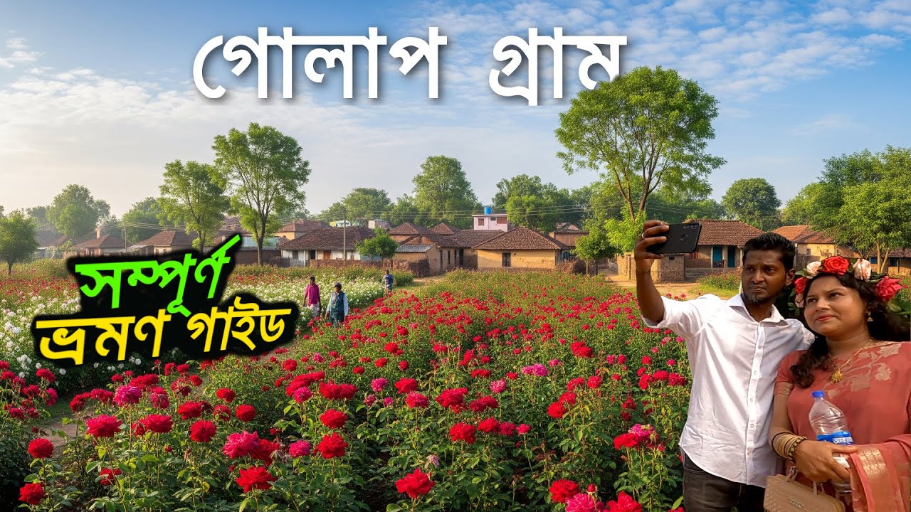 গোলাপ গ্রাম (Golap Gram) Travel Guide 🌹 | Savar Rose Village Vlog | সাভারের সেরা ফুলের গ্রাম