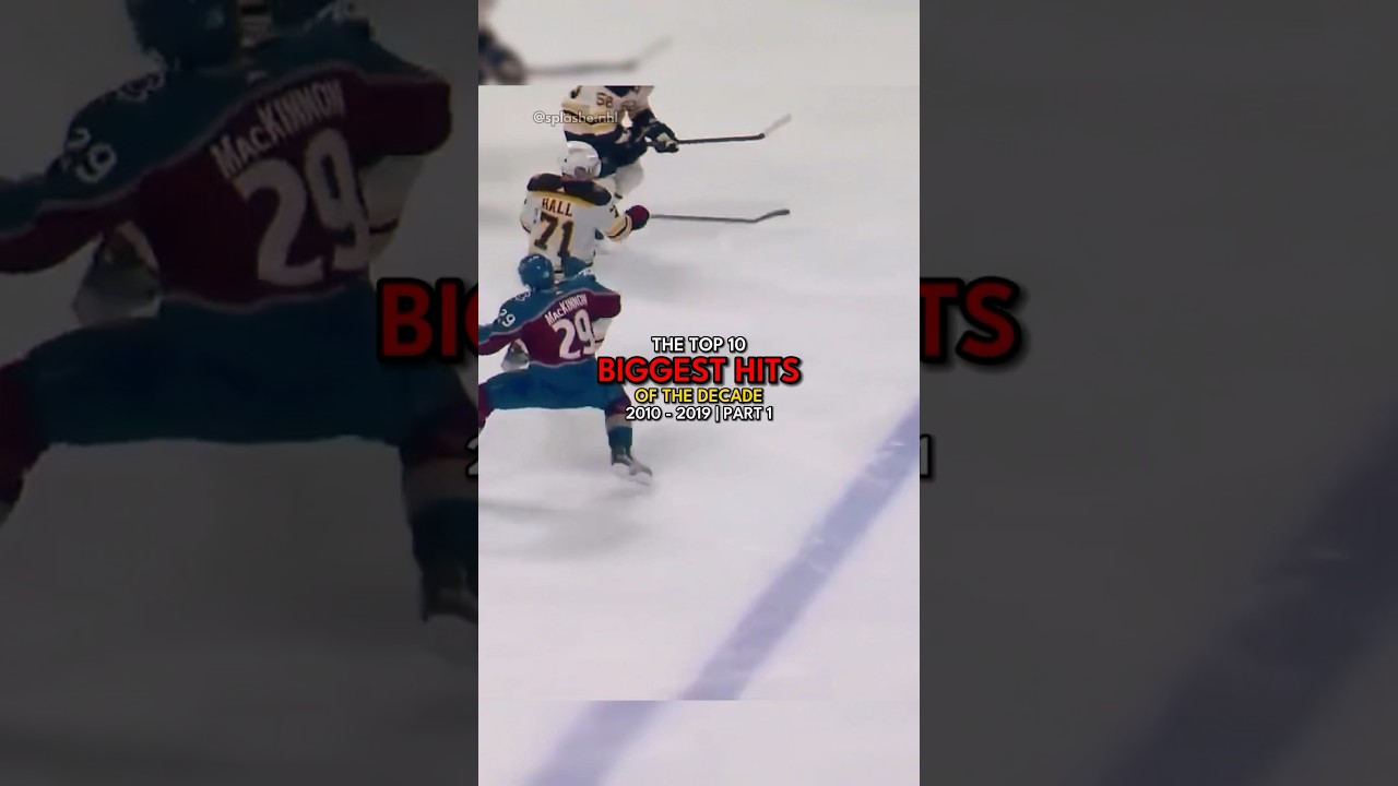 Top 10 biggest hits of decade in NHL | Part 1