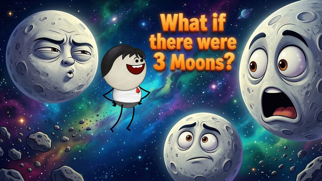 А что, если бы существовало 3 Луны? + другие видео | #aumsum #kids #whatif