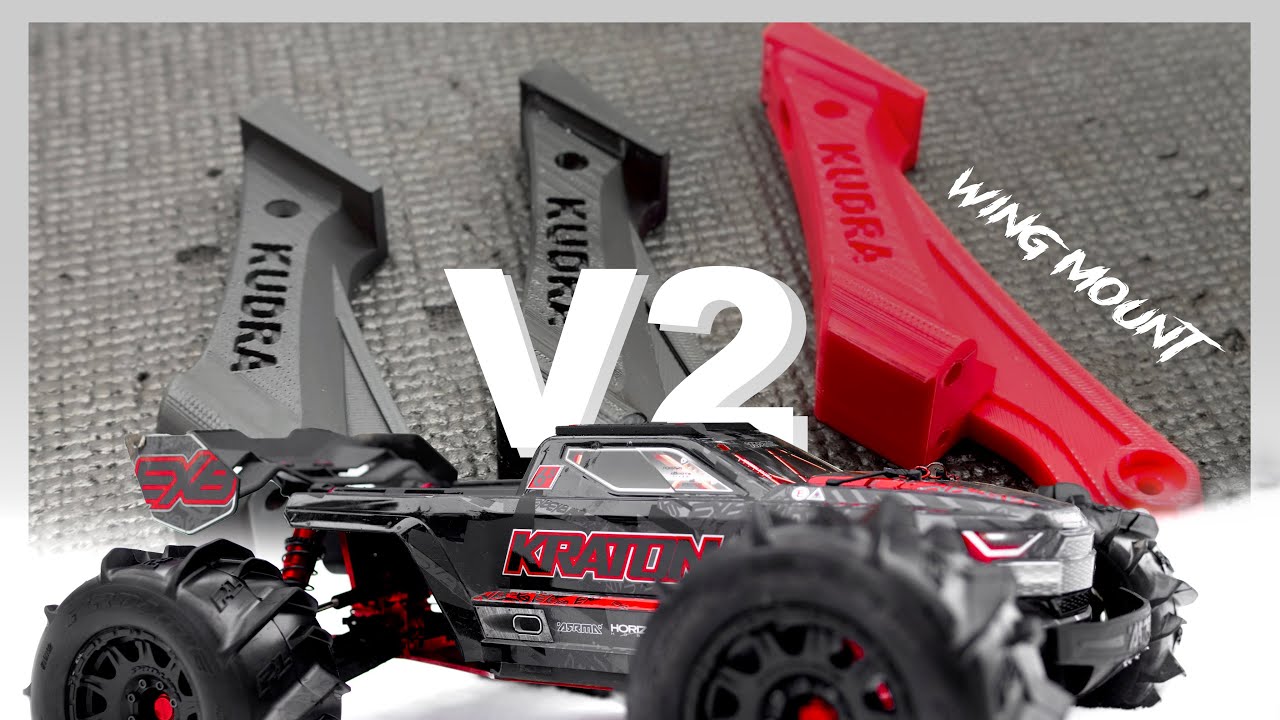 Driven by bashers - KRATON 6s Wing Mount redesigned V2