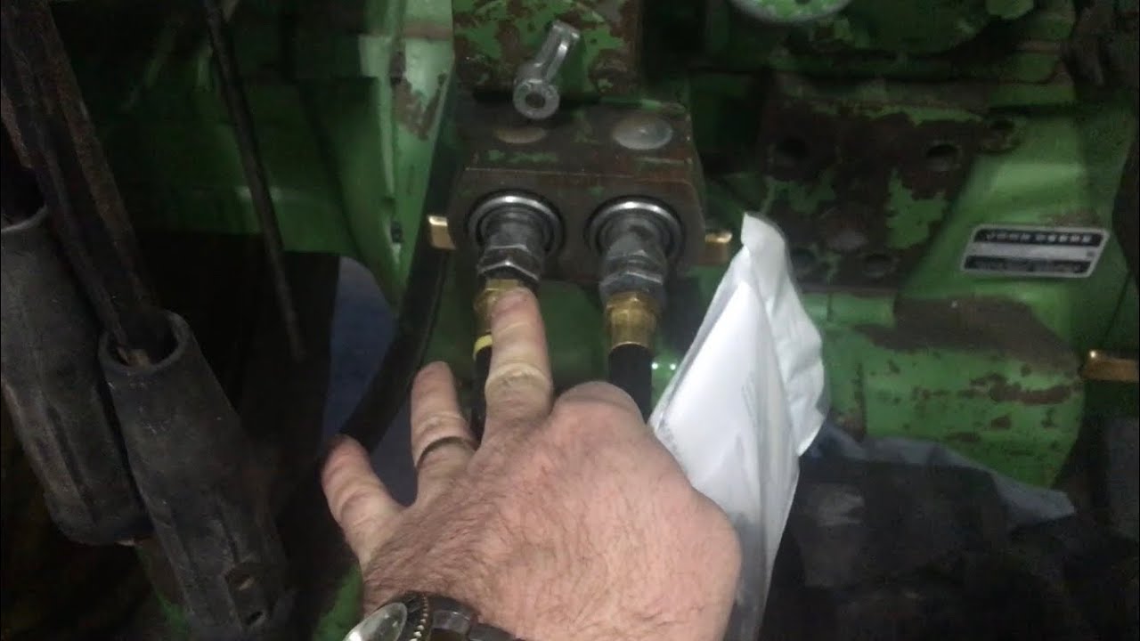 John Deere 4440 hydraulic SCV repair