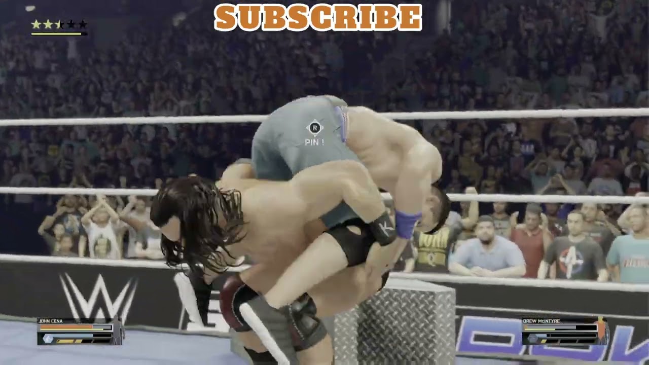 Джон Сина против Дрю Макинтайра 💥 Матч по правилам Extreme Rules | Геймплей WWE 2K25