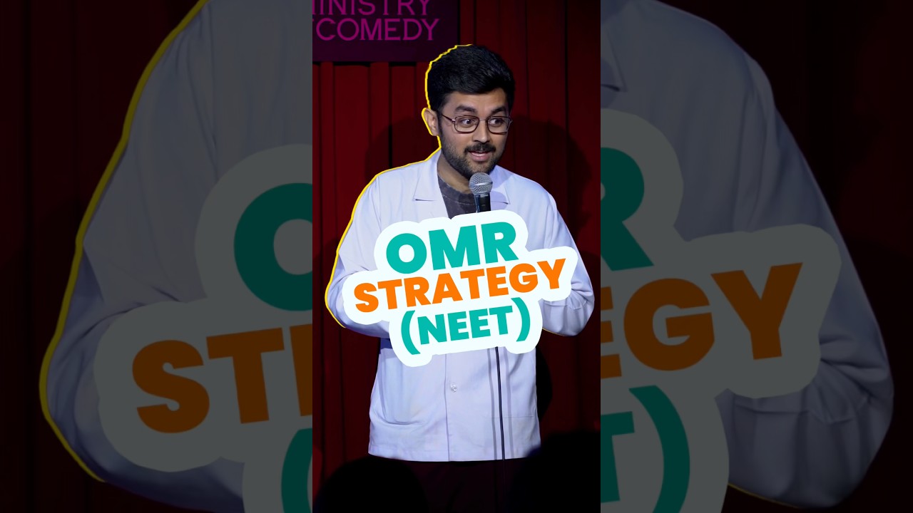 How topper fills OMR in NEET 💀| #standupcomedy #neet #neet2026