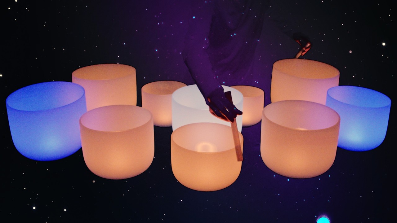 Crystal Bowls Healing Sounds - Release Fear and Anxiety 432Hz Soundbath