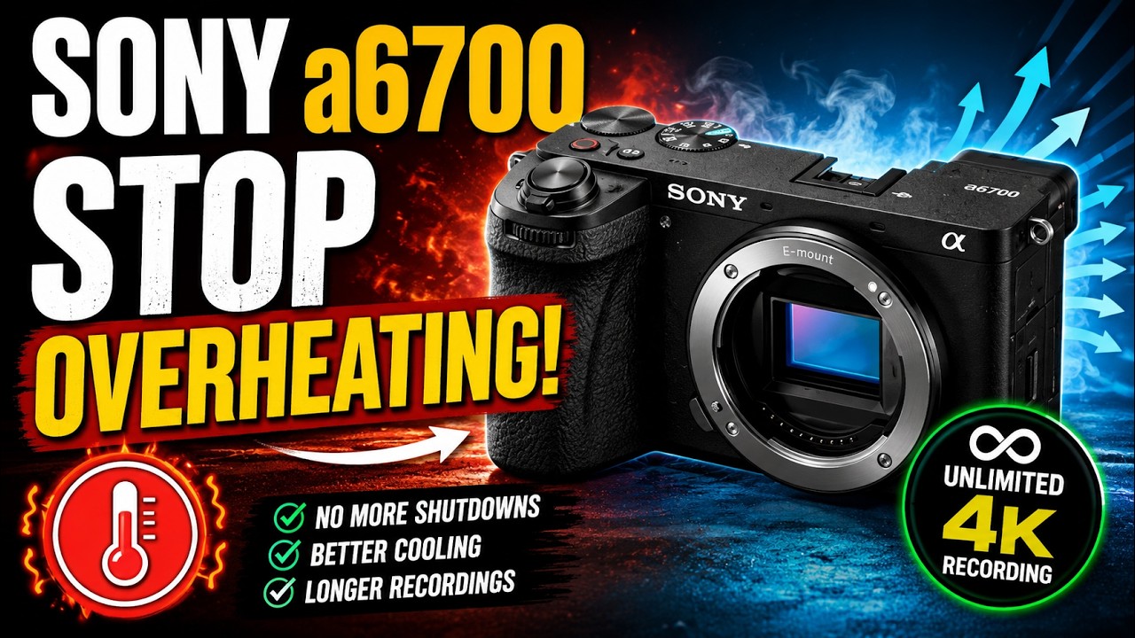 HOW TO STOP the SONY A6700 FROM OVERHEATING ! Unlimited 4K Video Recording