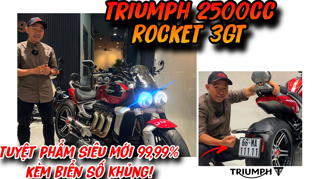 “TUYỆT PHẨM” ROCKET 3 GT - MỚI NHƯ XE HÃNG TUYỆT ĐẸP•BIỂN SỐ ĐẲNG CẤP KHÔNG MỘT ĐIỂM  TRỪ MỜI ANH EM