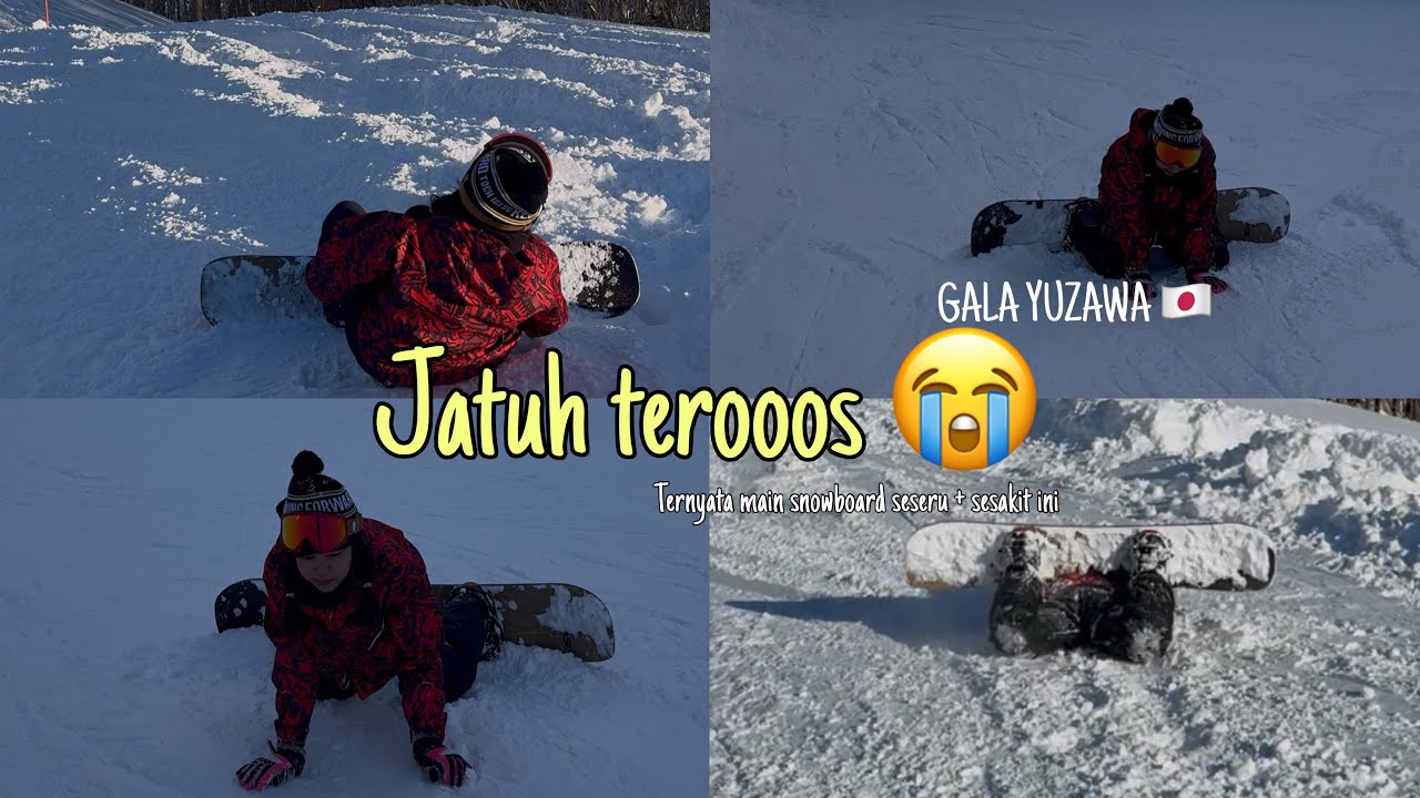 Aku Hampir Nyerah Snowboard di Gala Yuzawa 😭❄️ | GALA YUZAWA NIIGATA 🇯🇵 