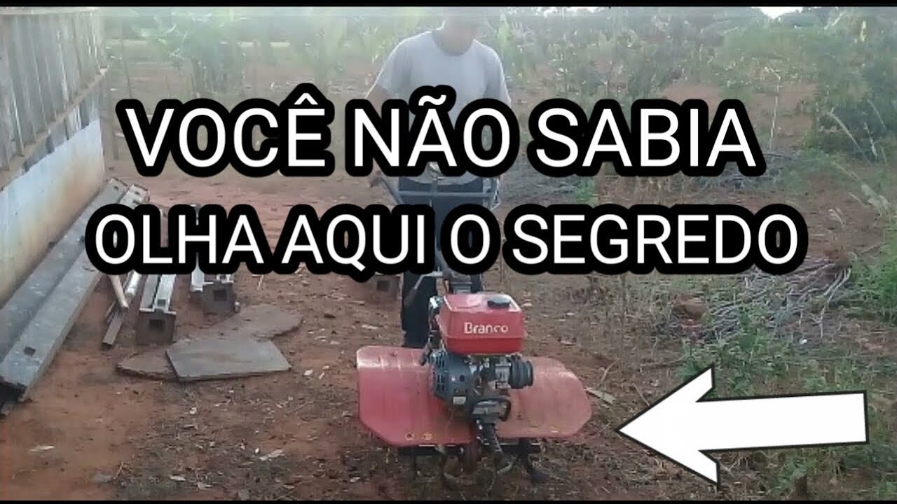 Motocultivador tratorito Ninguém jamais te Falou isso INCRÍVEL