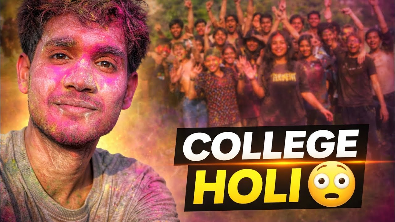 Our College Holi Turned INSANE 😳 | Greater Noida | @tiwariashu150 