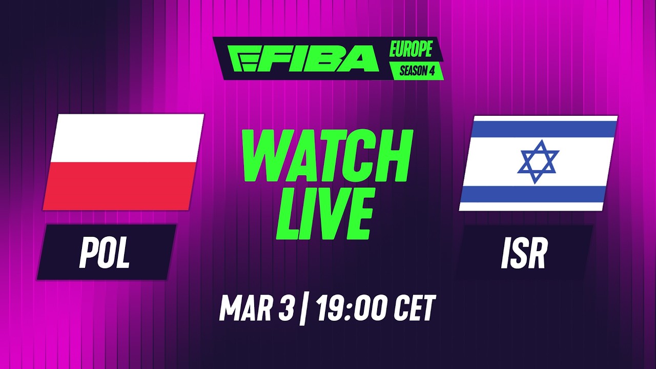 POLAND vs ISRAEL | Round 6 | Clean Feed | eFIBA Europe S4