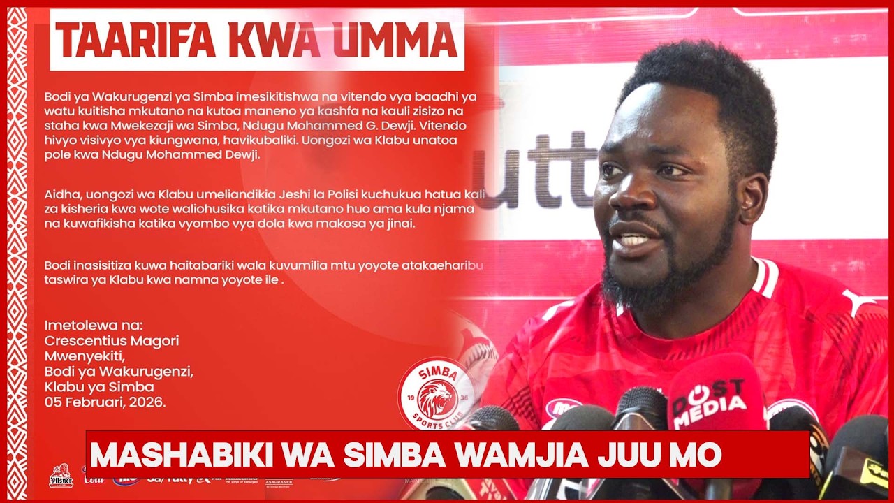 🔴LIVE:MASHABIKI WA SIMBA WAMJIA JUU MO/WAMTAKA MANGUNGU AENDELEE KUWA MWENYEKITI MILELE