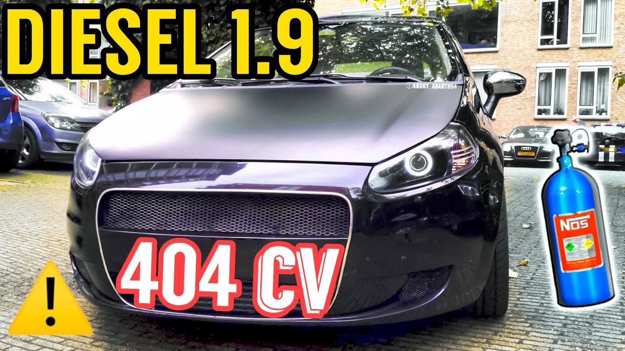 Fiat Punto 1.9 DIESEL 404 cv NOS |MAI VISTO UN DIESEL ANDARE COSI FORTE|Andry abarth94 AndreaPetrini