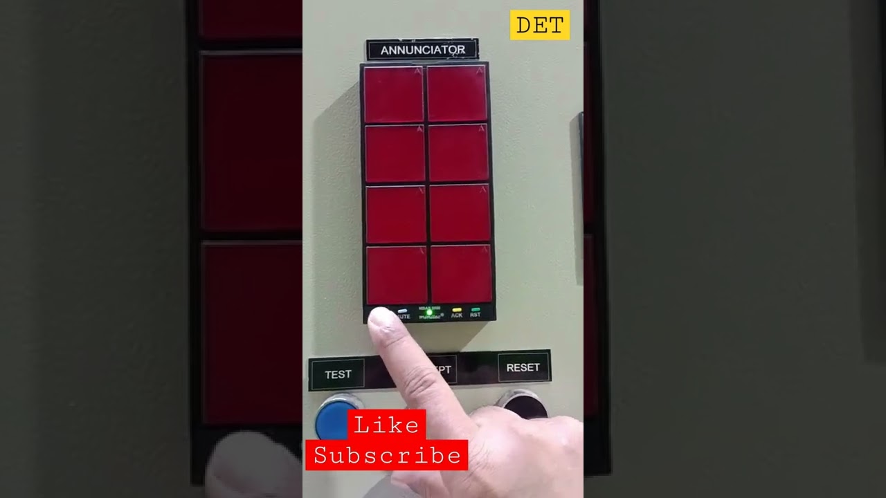 Learn Working Principal of minilec Annunciator #electrical  Configuration #minilec #annunciator #L&T
