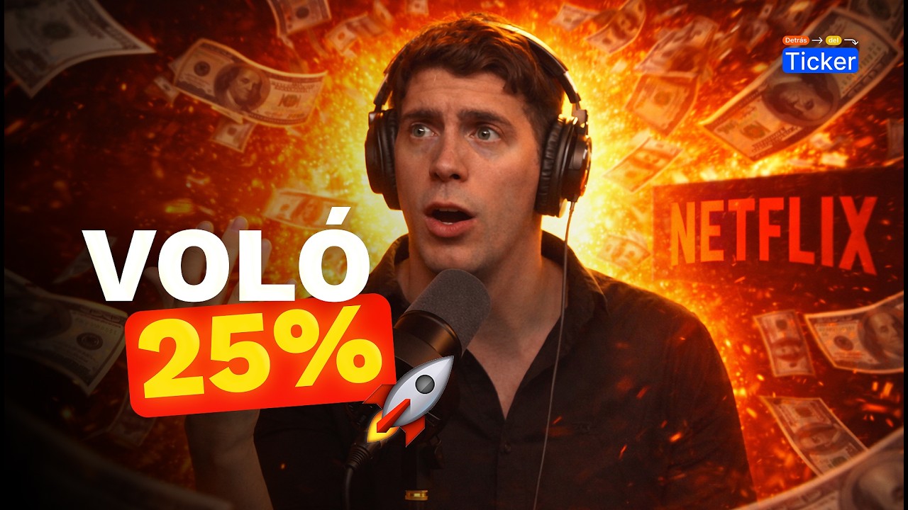 ¿Mantener o vender Netflix? 📈 Por qué decidimos dejar correr la ganancia del 25% 🔥 #detrasdelticker