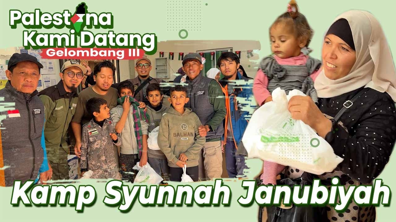 Bahan pangan untuk masyarakat Kamp Syunnah Janubiyah | Palestina Kami Datang 3