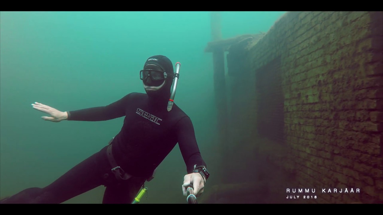 Freediving Rummu Underwater Prison
