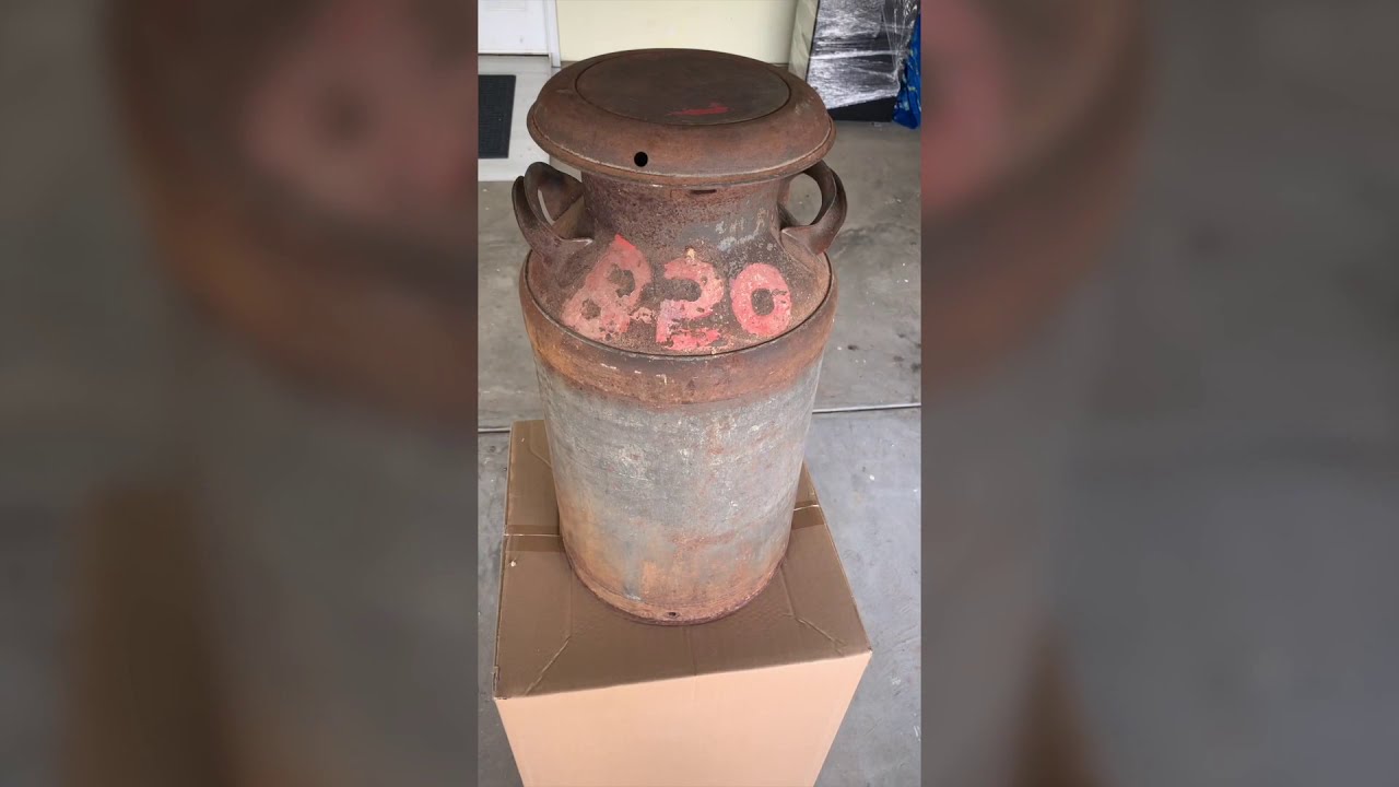 Restored Milk Can - A Lockdown Project