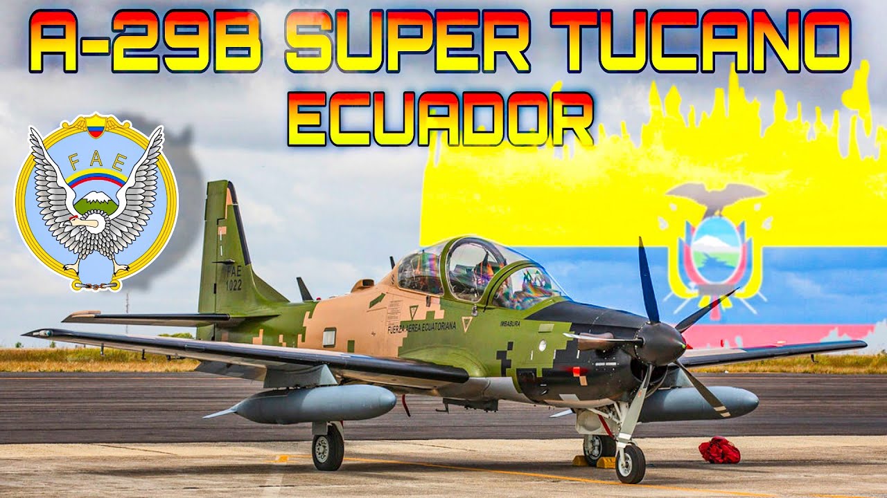 ECUADOR INVIERTE EN SUS A-29B SUPER TUCANO - PUESTA A PUNTO