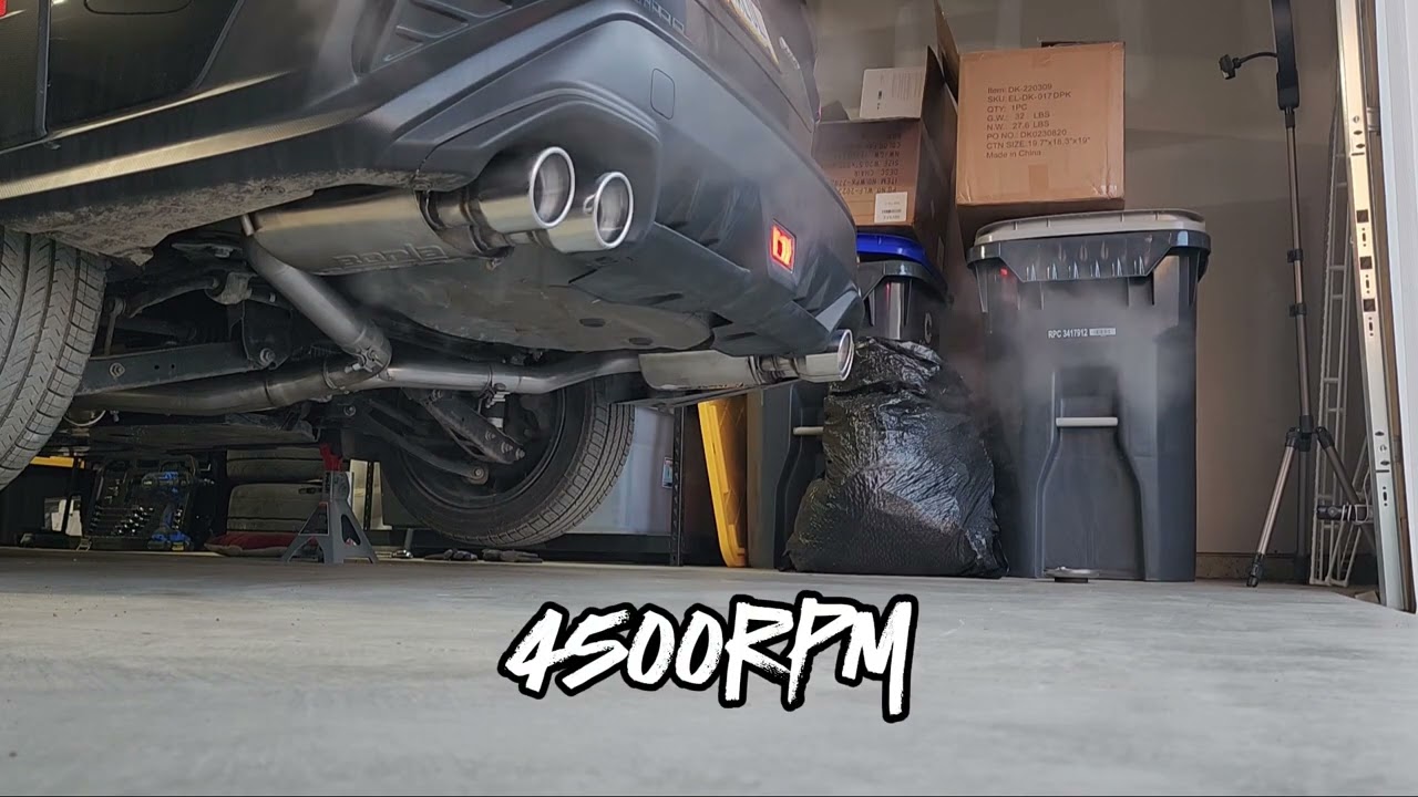 2022 Subaru WRX VB, Borla S Type sound clips