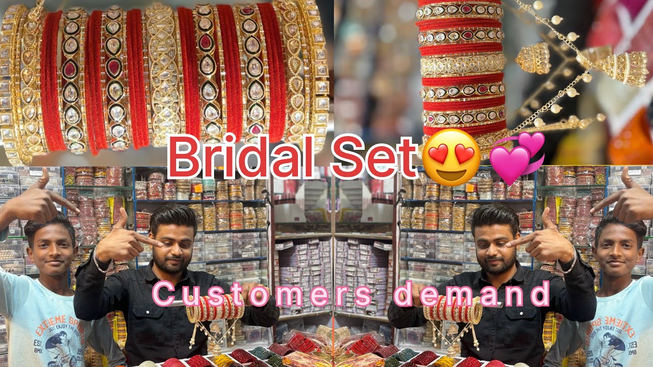 New Tarnding bridal rajwada set Bangels #shotsvideo #bangles #braidal 