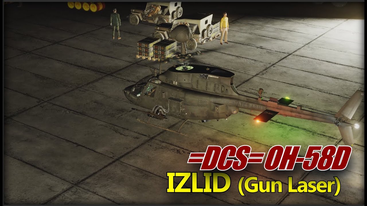 DCS OH58D IZLID Gun Laser