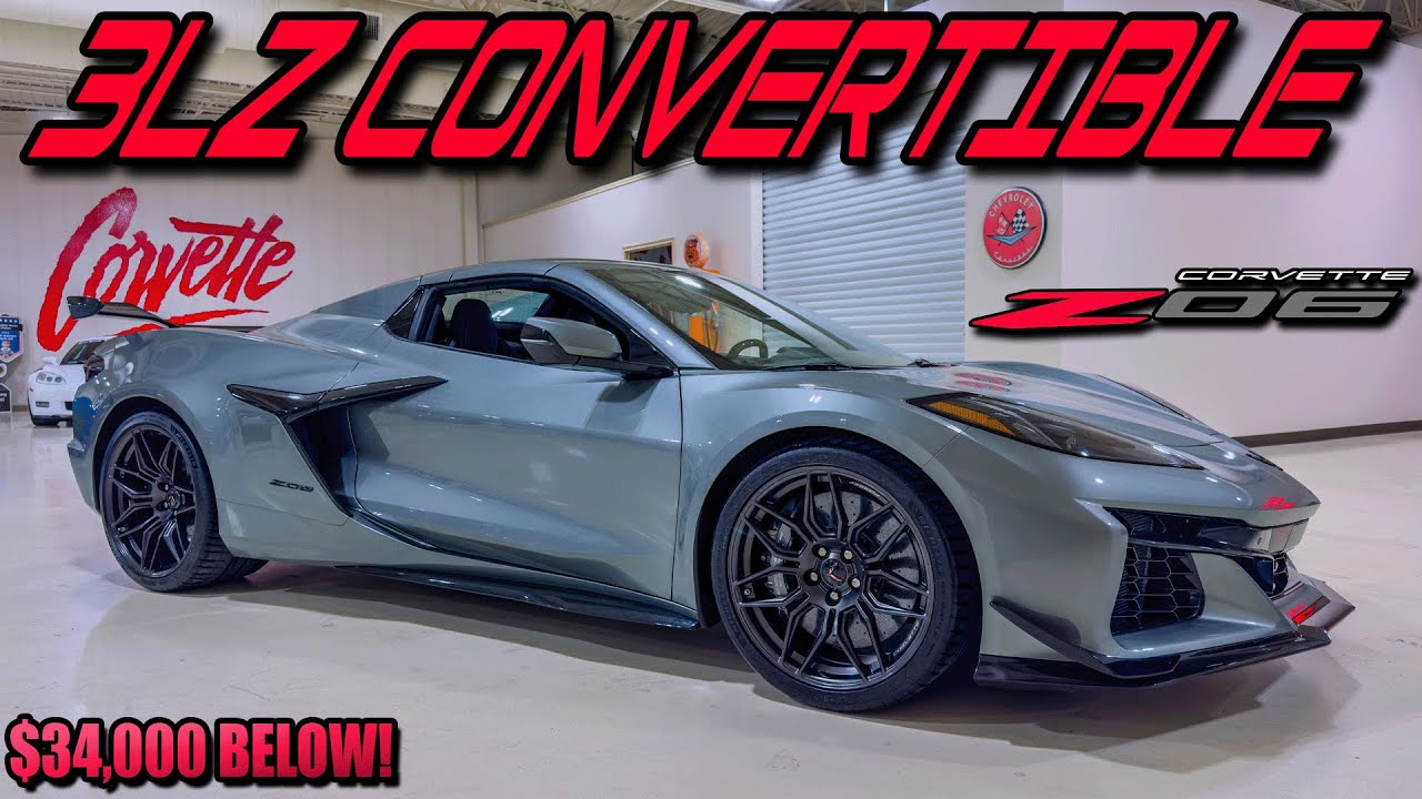 Corvette World представляет Corvette C8 Z06 2023 года выпуска в цвете Hyper Gray Z07 Package!
